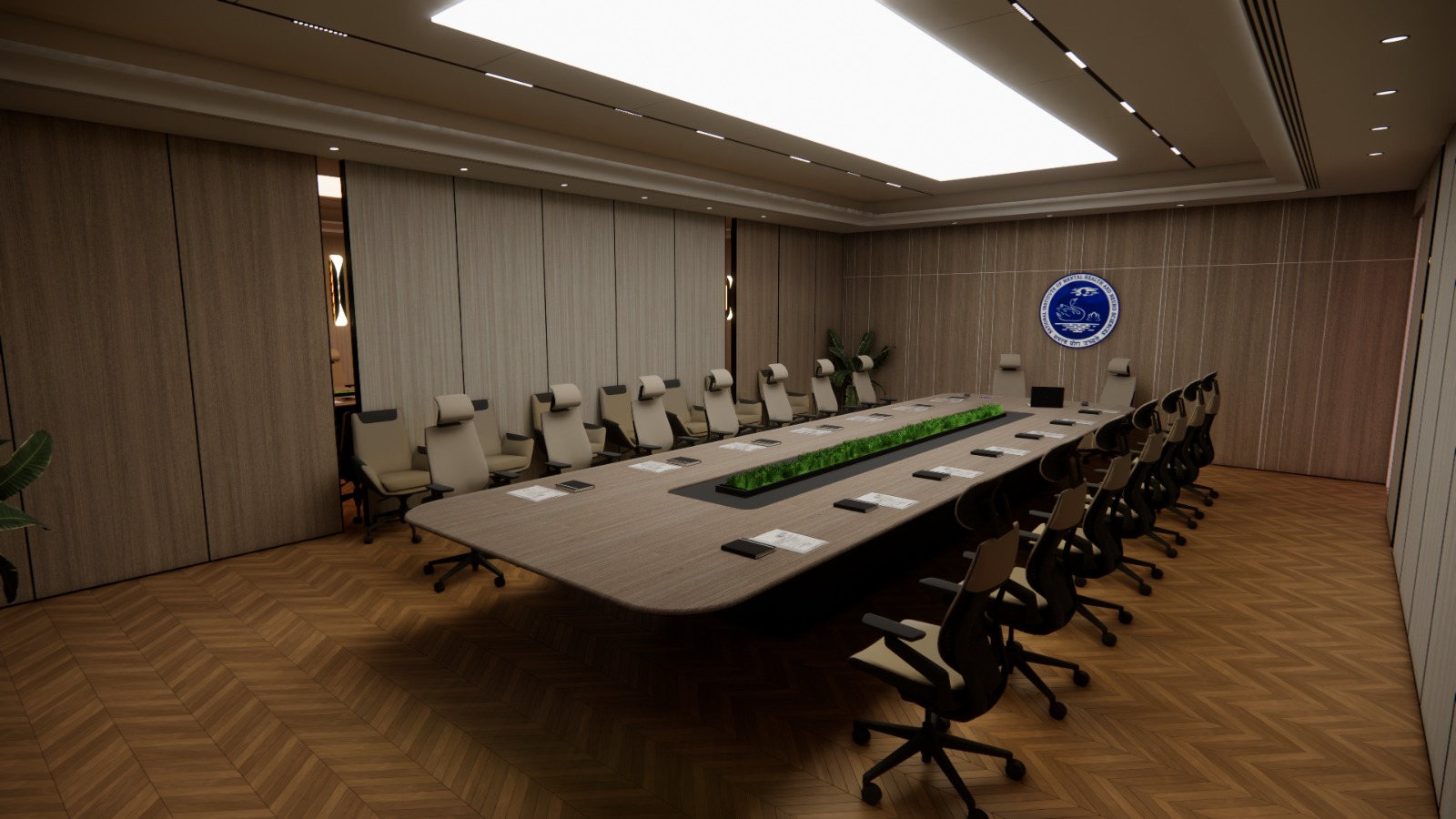 Board room — conference table and executive seating