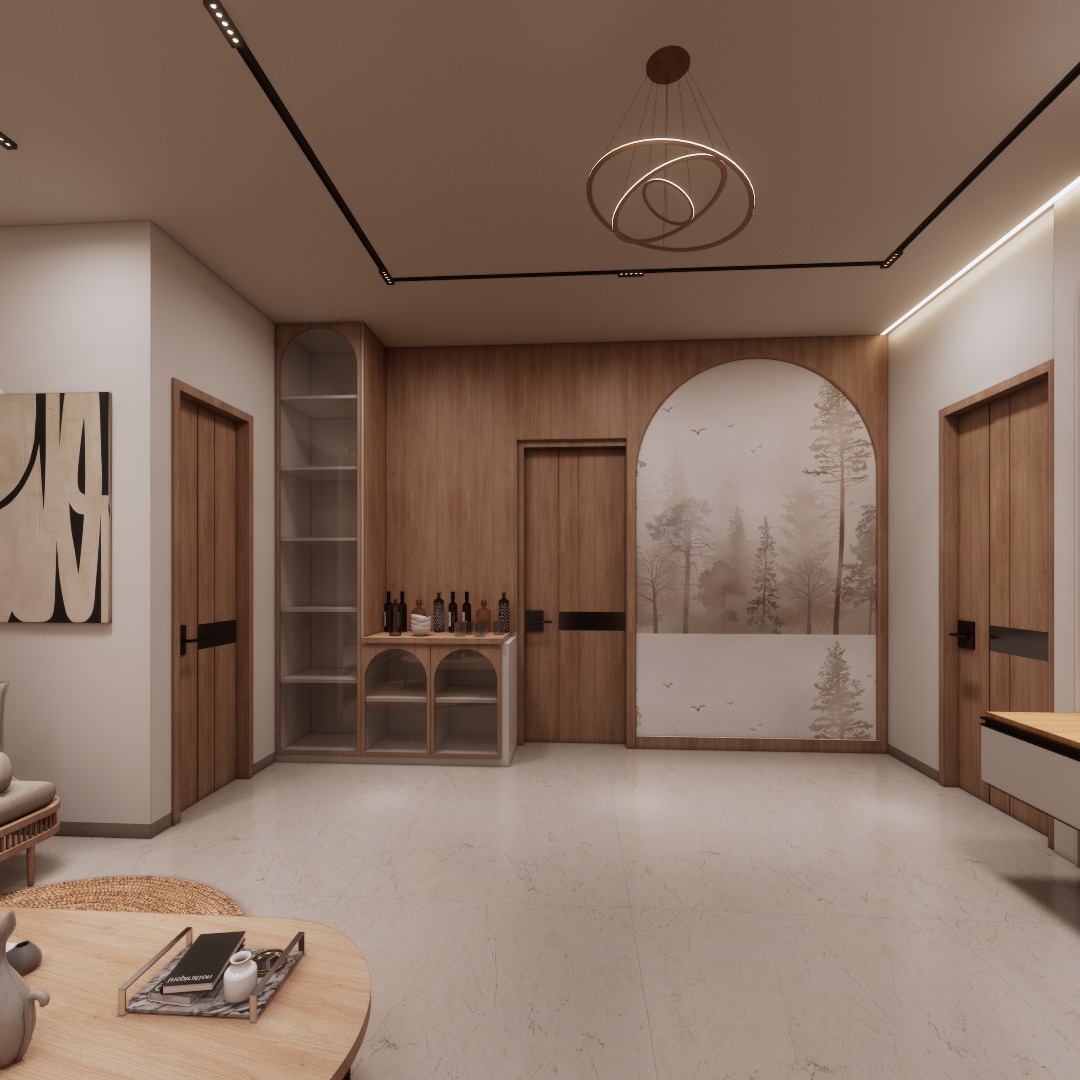 Kitchen and informal dining with bespoke joinery