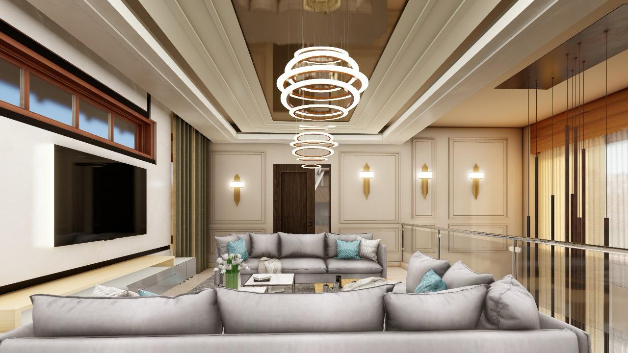 Master suite with private terrace and timber screens